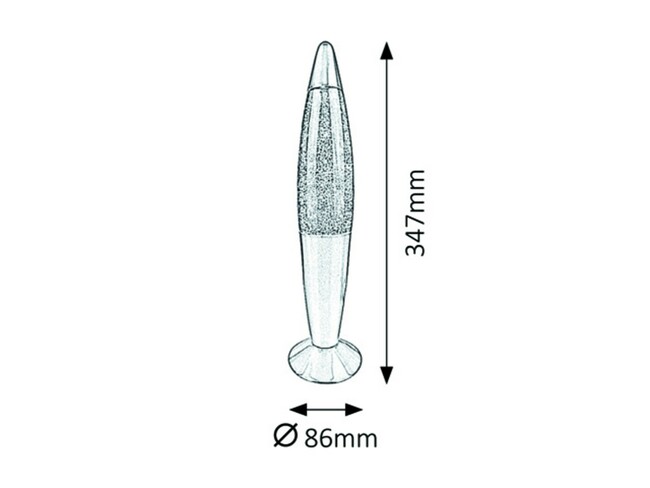 Svietidlo GLITTER RAINBOW - E14/G45/15W, IP20 - 7008
