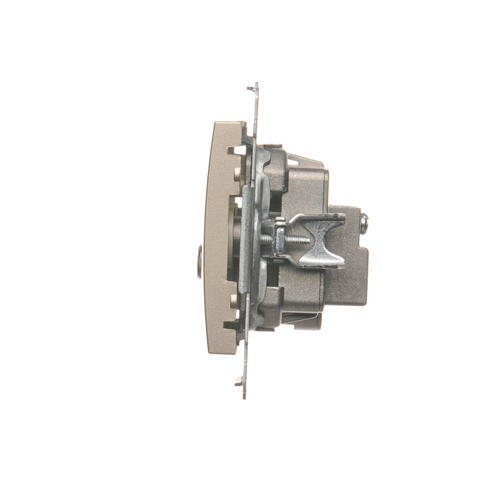 SIMON54 - zásuvka R-TV-SAT koncová, zlatá matná