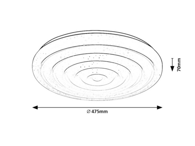 Svietidlo KATINA - 36W, 3070lm, IP20 - 71018