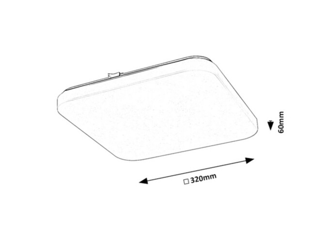 Svietidlo VENDEL - 18W, 1350lm, IP20 - 71108
