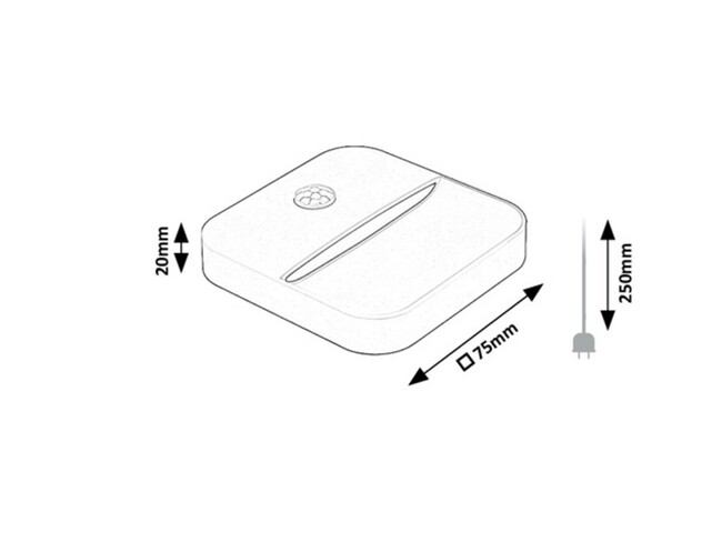 Dekoračné svietidlo CIRO - DC5V,LED,0,15W,3000K,IP20 - 76018
