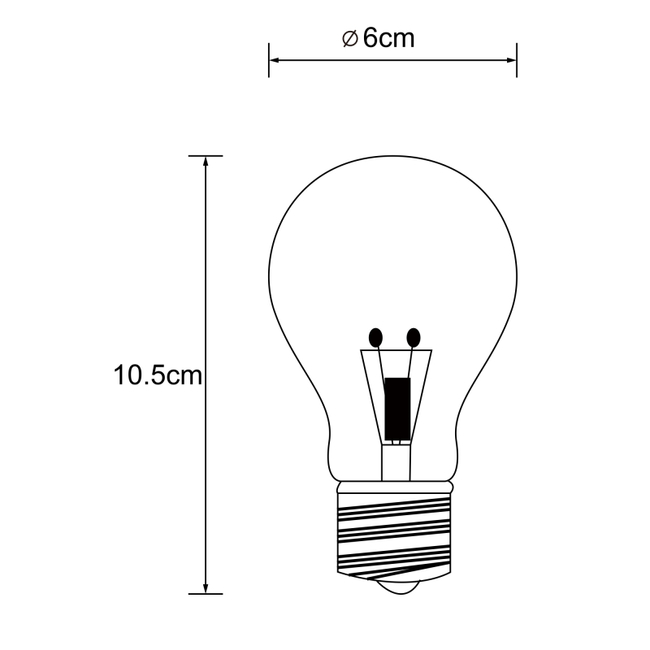 Žiarovka BULB - G,E27 - 3400L