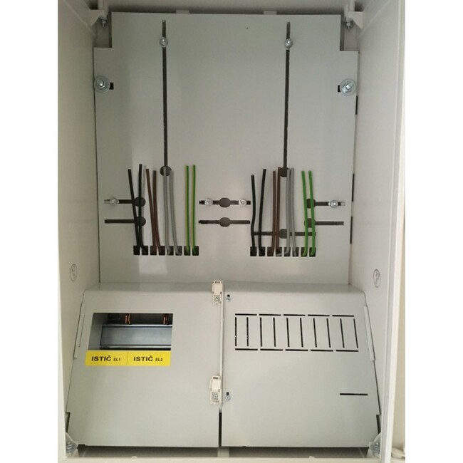 Rozvádzač 2x jednotarif s KP+ZD