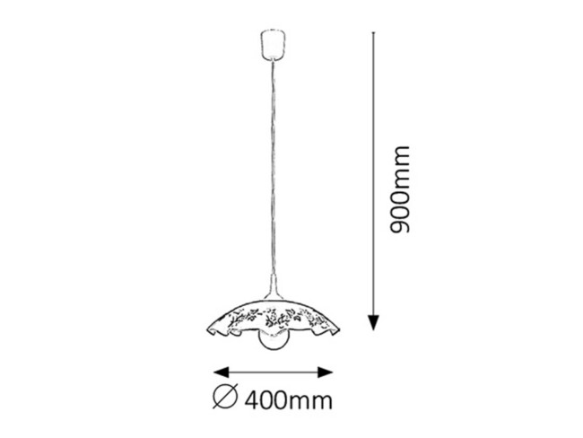 Svietidlo VINO - E27/60W, IP20 - 4782