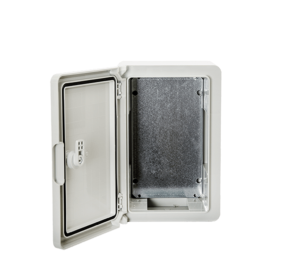 ABS rozvod. s neprieh. dvierkami,IP65, 200x300x130