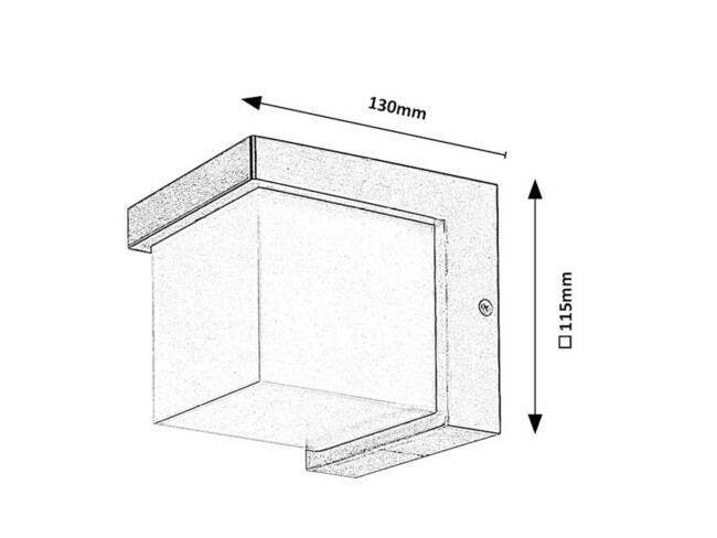 Svietidlo ANDELLE - 10W, 550lm, IP54 - 77095