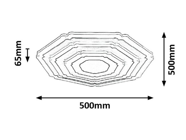 Svietidlo TANELI - LED/41W, IP20 - 3100