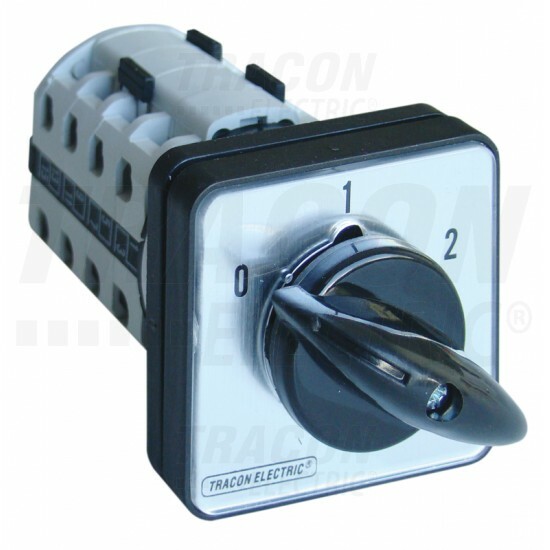 Vypínač vačkový v krabici (1-0-2) 20A, IP44