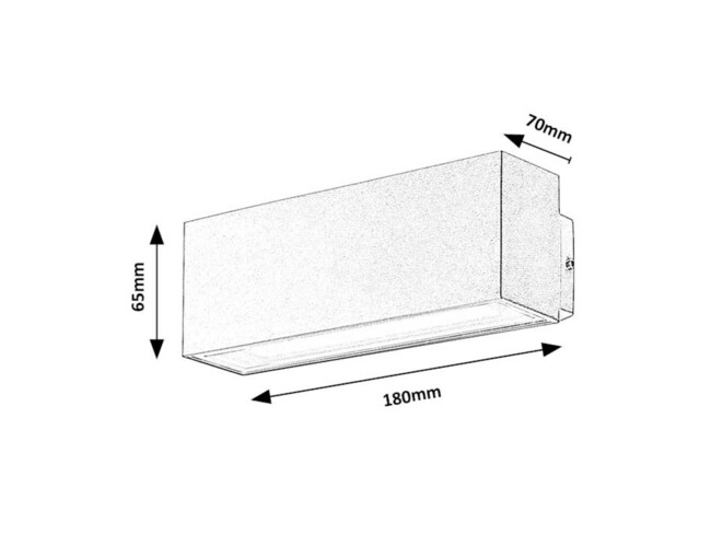 Svietidlo MATARO - 10W, 970lm, IP54 - 77076