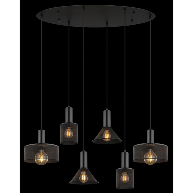 Závesné svietidlo JEDD - 60W, E27, IP20 - 15648-6H