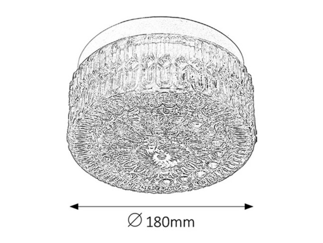 Svietidlo GRACE - E27 1x MAX 60W, IP20 - 2435