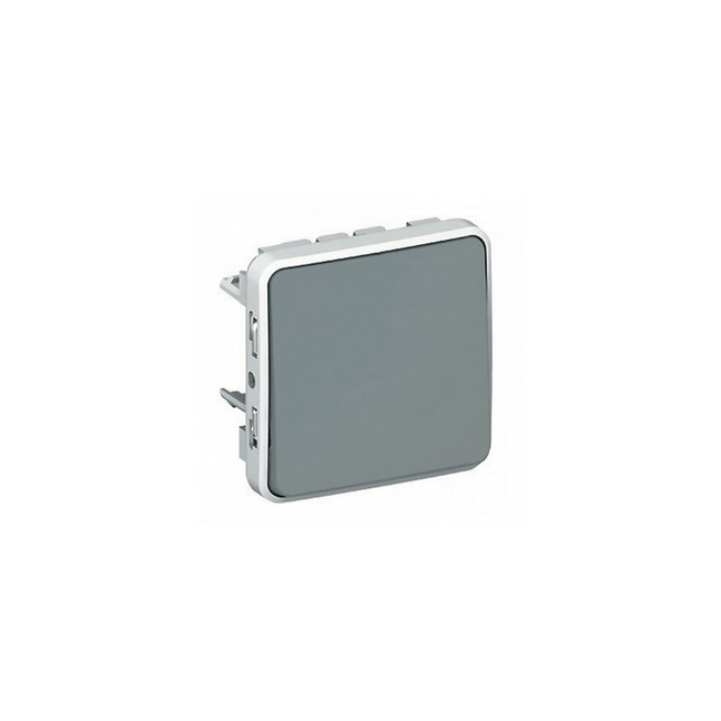 PLEXO - vypínač č.6, IP55,(bez krabice) sivý