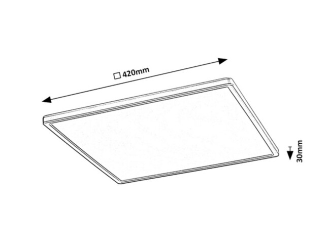 Stropné svietidlo RASMUS - LED/22W, IP20 - 2291