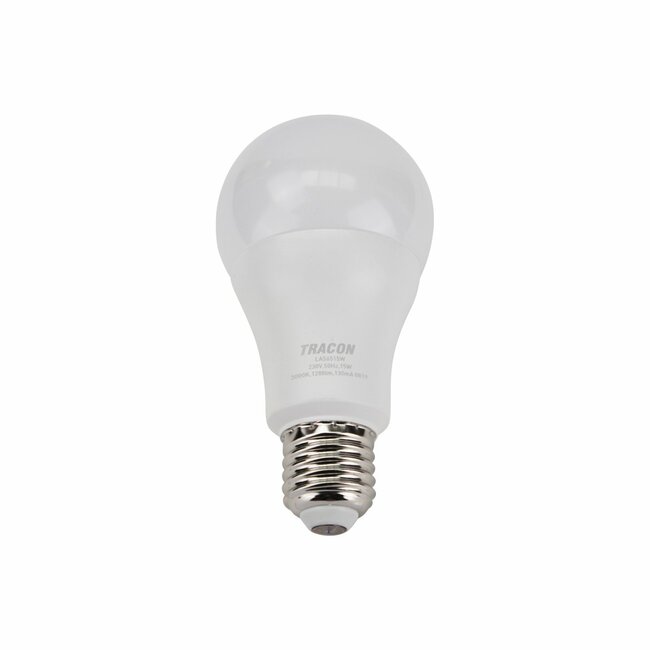 Žiarovka LED, A65, E27, 15W, 3000K - 1490lm, TRACON