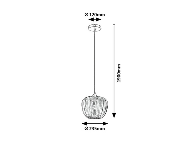 Svietidlo MONET- E27, 40W, IP20 - 3177
