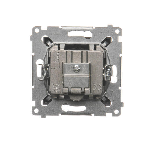 SIMON54 - zásuvka R-TV-SAT koncová, antracitová