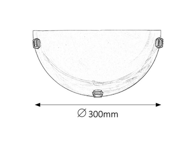 Svietidlo ALABASTRO - E27/60W, IP20 - 3002