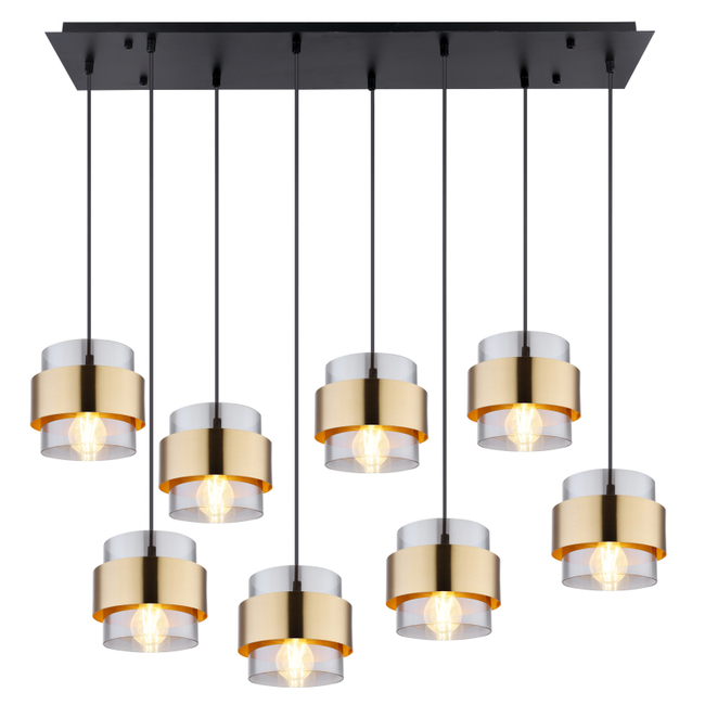 Závesné svietidlo MILLEY - 60W,E27,IP20 - 15560-8H