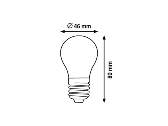 Žiarovka LED, E27, 8W, 4000K, 900lm - 1599