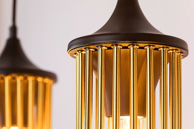 Závesné svietidlo ROXAS - E27/3x max. 40W, IP20 - 72153