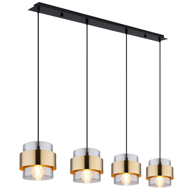 Závesné svietidlo MILLEY - 60W,E27,IP20 - 15560-4H