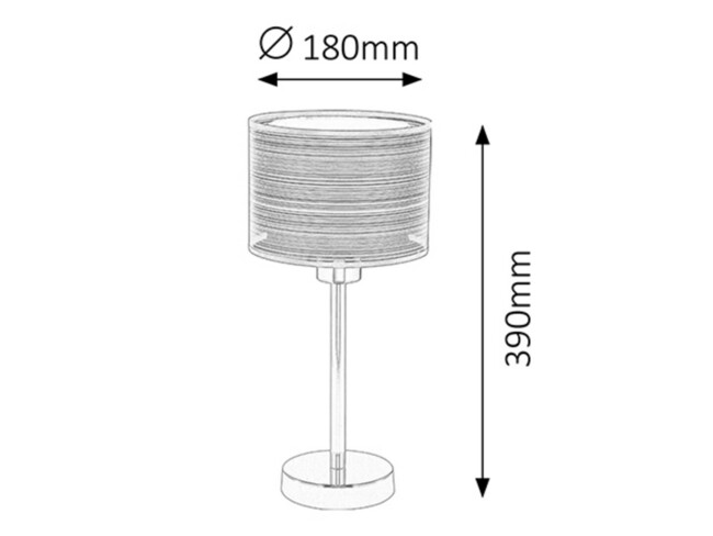 Svietidlo ANASTASIA - E27/60W, IP20 - 2631