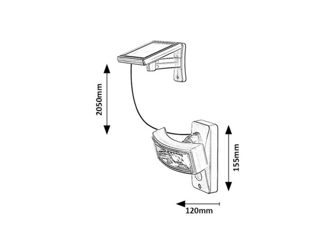 Svietidlo VALPOVO - LED 2,4W, IP44