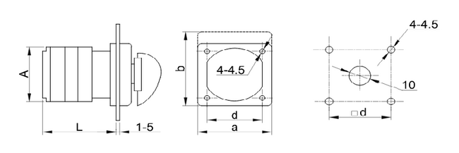 Vypínač vačkový (H*T), 63A