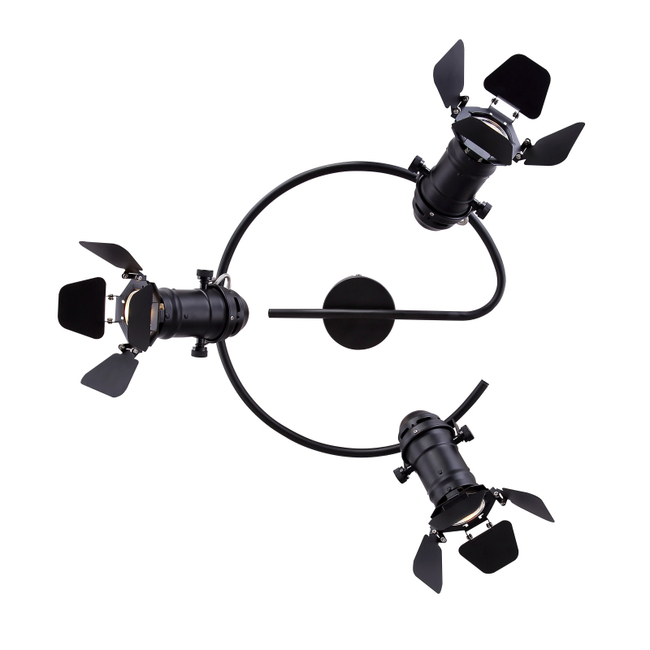 Stropné svietidlo EGON - kov, GU10, IP20 - 54650-3B