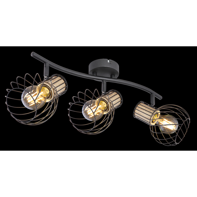 Stropné svietidlo LUISE - E27,IP20 - 54012-3DS