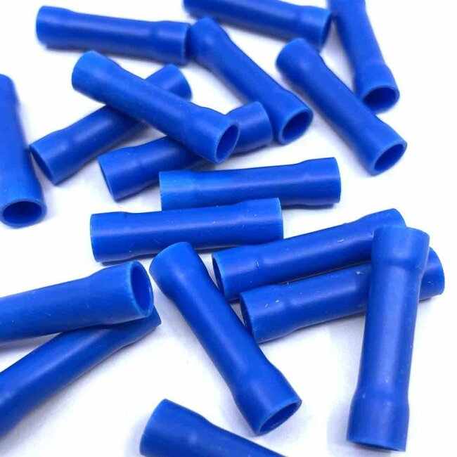 Izolované Cu lisovacie spojky, modré, 2,5mm2