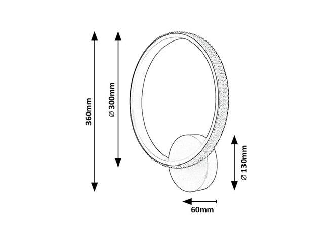 Svietidlo GRETE - 15W, 1150lm, IP20 - 71095