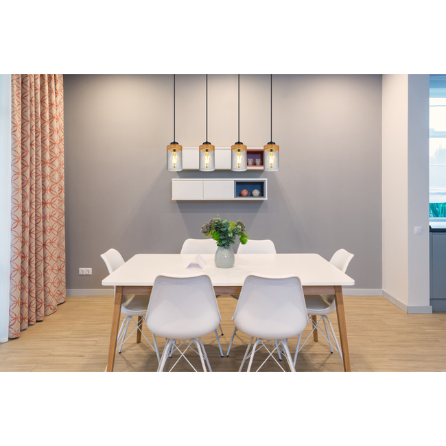 Závesné svietidlo FINCA - 40W,E27,IP20 - 15557-4H