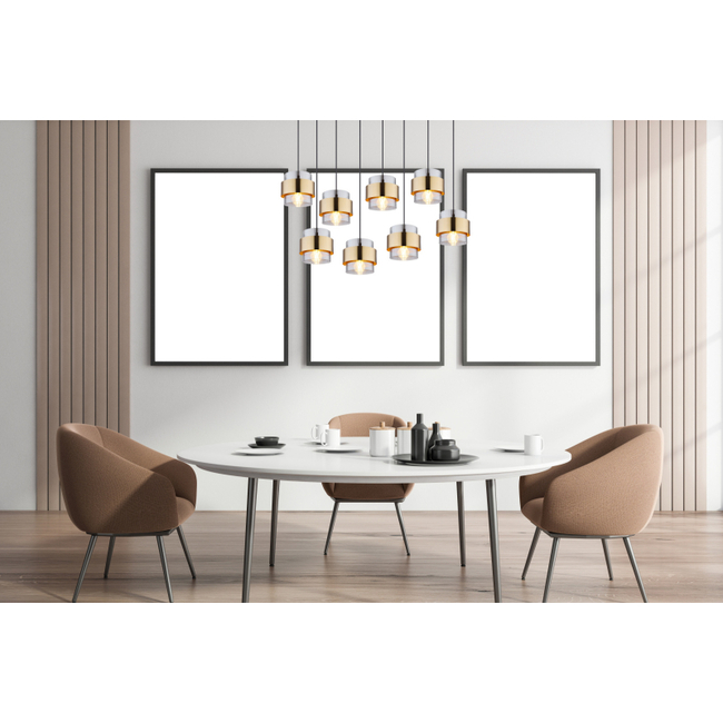 Závesné svietidlo MILLEY - 60W,E27,IP20 - 15560-8H