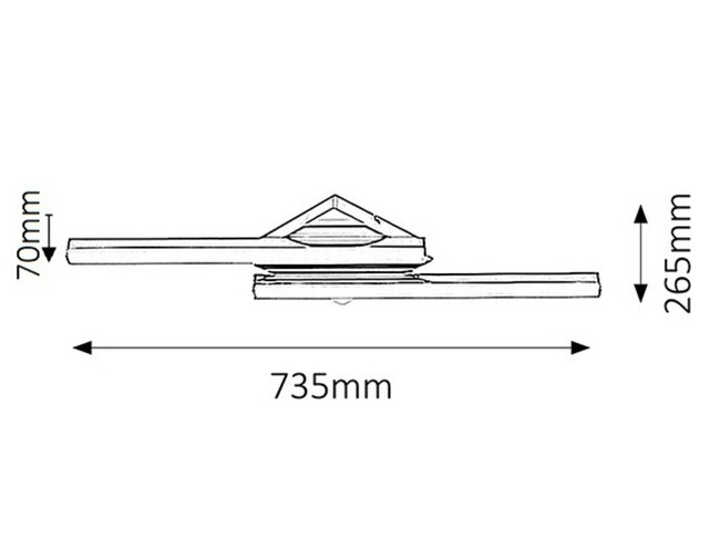 Svietidlo ANTONIA - LED/24W, IP44 - 5895