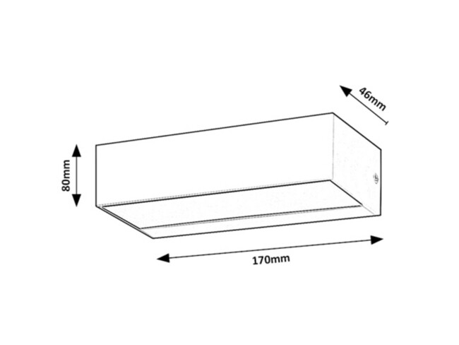 Svietidlo HALDEN - LED/9W, IP65 - 7935