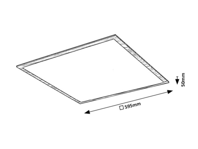 Svietidlo ALMOND - LED/40W, IP20 - 6908