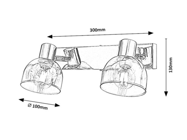 Svietidlo TARIEN - E14/1x max. 40W, IP20 - 3249
