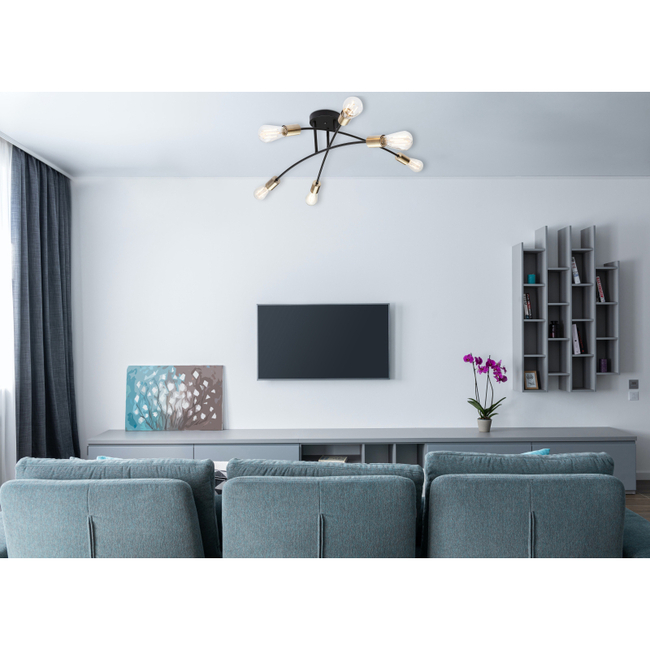 Stropné svietidlo SARINI - E27,IP20 - 54003-6