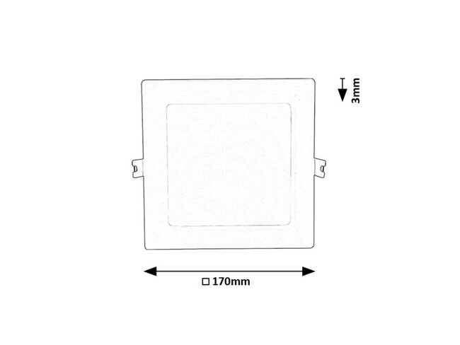Svietidlo SHAUN2 - 12W, 830lm, IP20 - 71222
