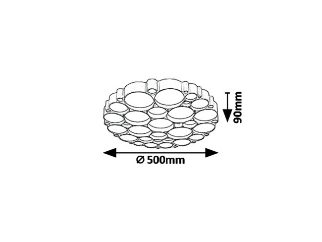Svietidlo ANDELA - LED/48W, IP20
