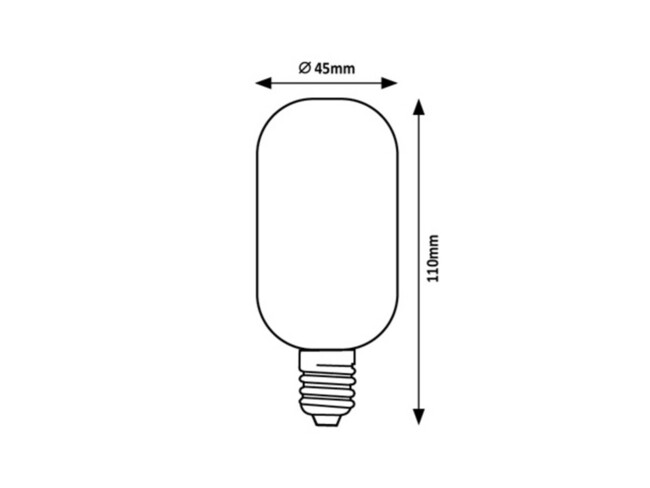 Žiarovka LED-FILAMENT - 4W, 250lm, 3000K, IP20 - 79008