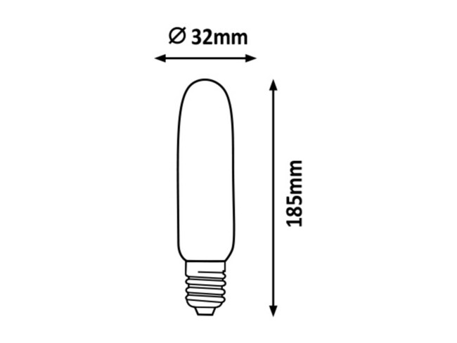 Žiarovka FILAMENT-LED - E27, 5W, 2000K - 2000