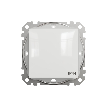 SEDNA DESIGN - vypínač č.: 7, IP44,  biely