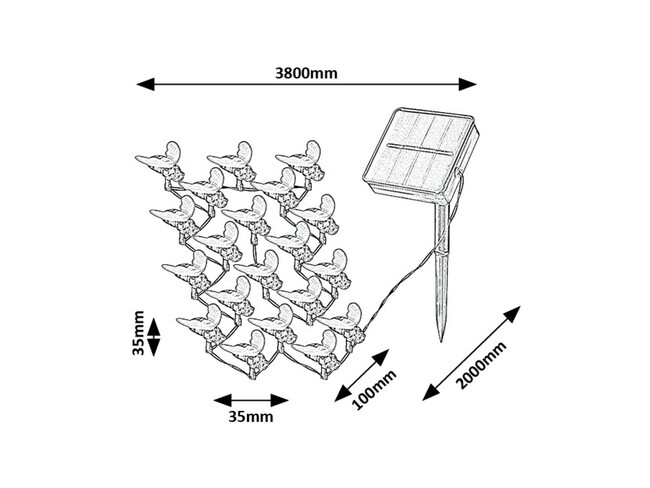 Svietidlo BOBUS - 0,06W, 3lm, IP44