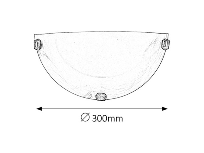 Svietidlo ALABASTRO - E27/60W, IP20 - 3003