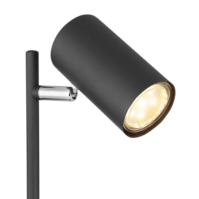 Stolová lampa ROBBY - GU10, IP20, čierna - 57910TB