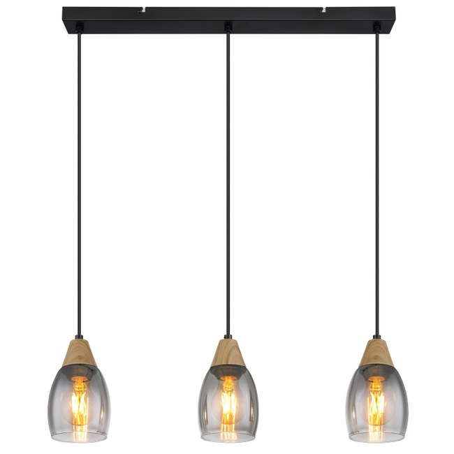 Závesné svietidlo REID - 15W, E27, IP20 - 15706-3H