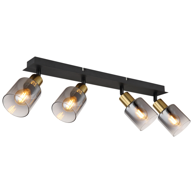 Stropné svietidlo HOLLSY - 40W, sklo, E14, IP20 - 54310-4