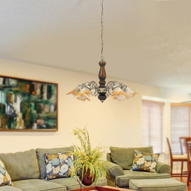 Svietidlo RUSTIC 3 - E14/5x max. 40W, IP20 - 7095